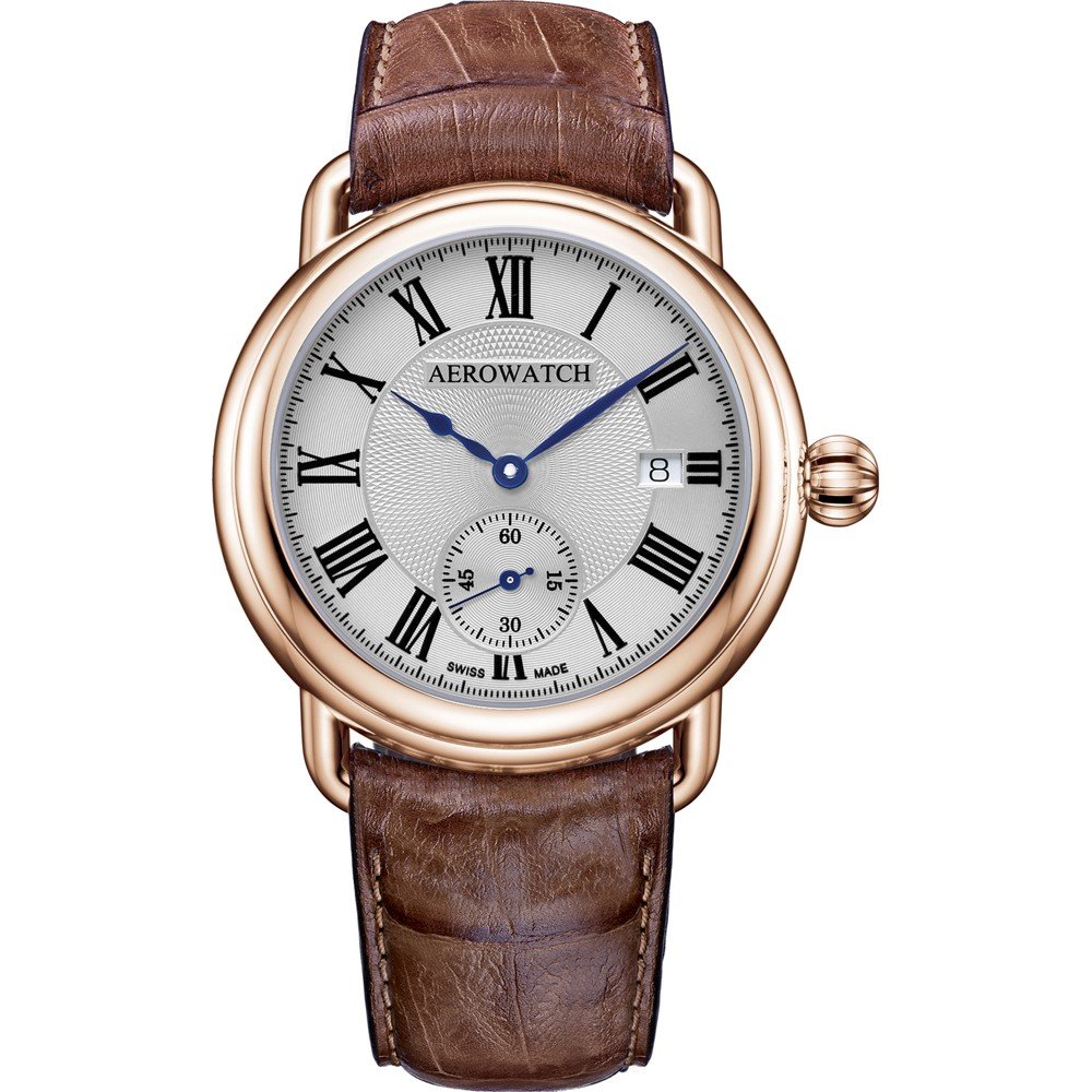 Aerowatch 1942 76983-RO02 1942 - Small Second Zegarek