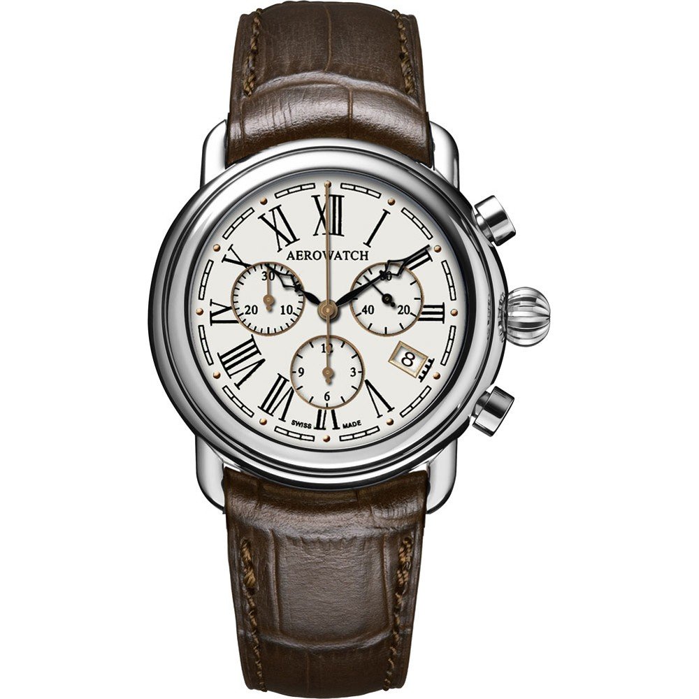 Aerowatch 1942 83926-AA03 1942 Chrono Q Zegarek