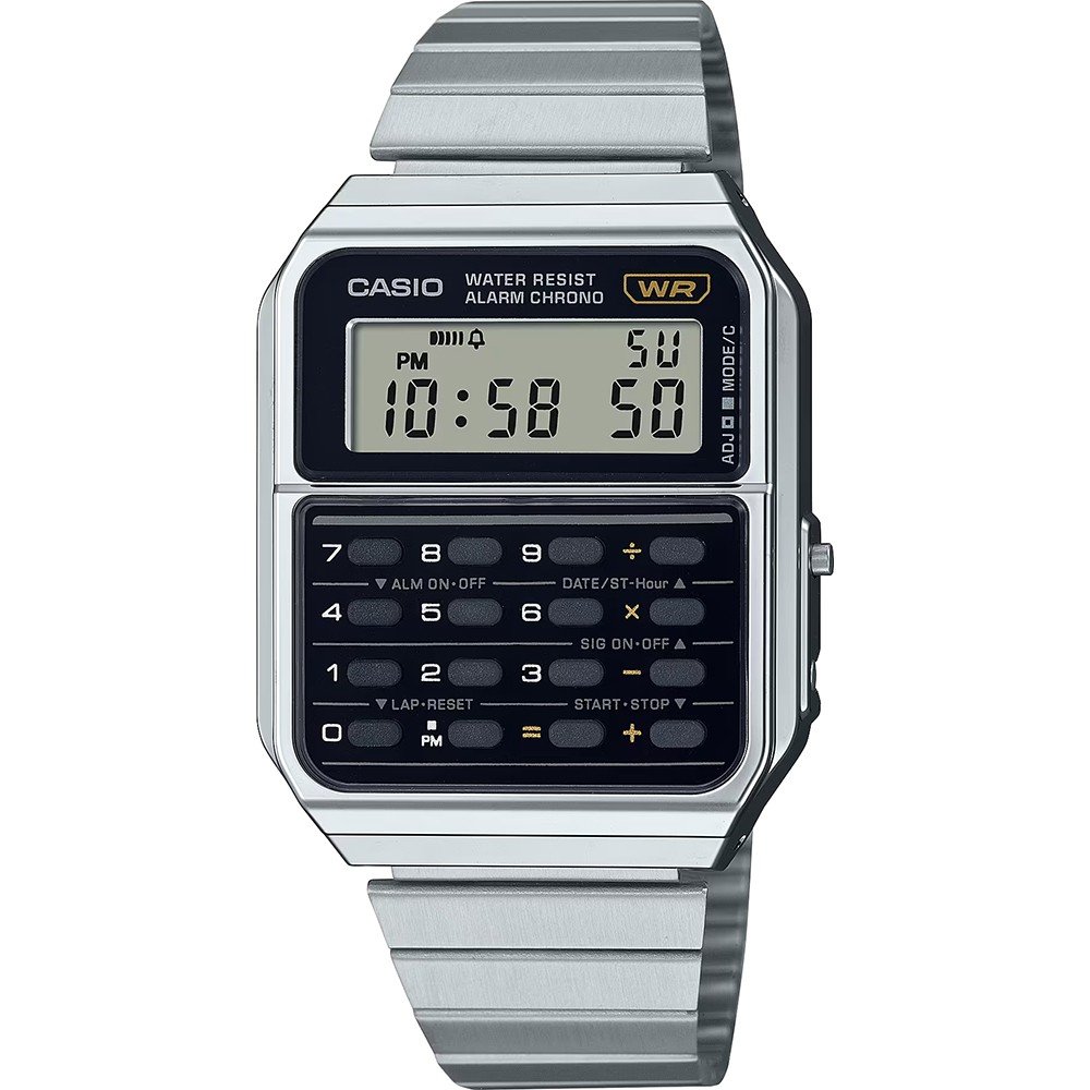 Casio Vintage CA-500WE-1AEF Vintage Calculator Zegarek