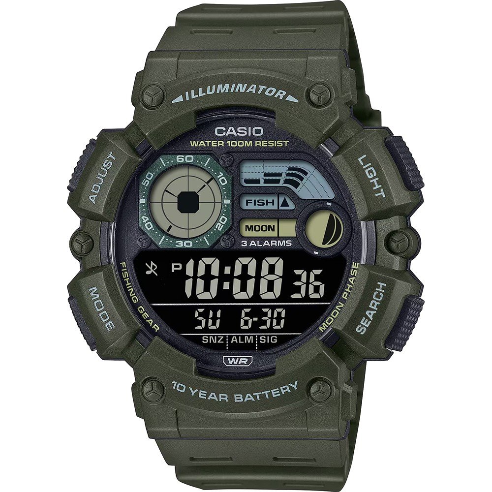 Casio Collection WS-1500H-3BVEF LCD Large Zegarek