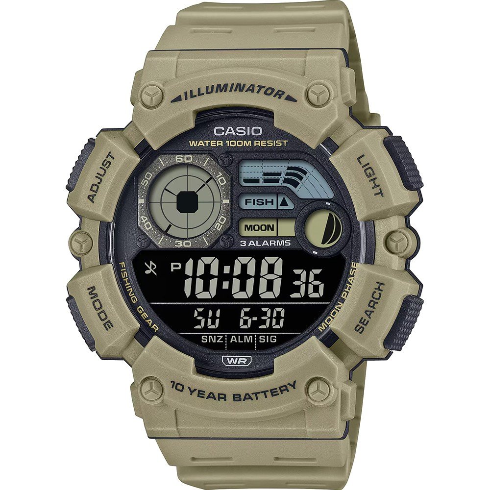 Casio Collection WS-1500H-5BVEF LCD Large Zegarek