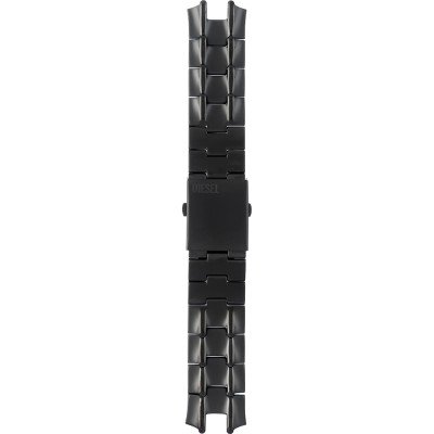 Diesel Straps ADZ2156 Croco digi - Black Reptilia Pasek