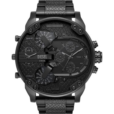 Diesel DZ7468 Mr. Daddy 2.0 - Black Reptilia Zegarek