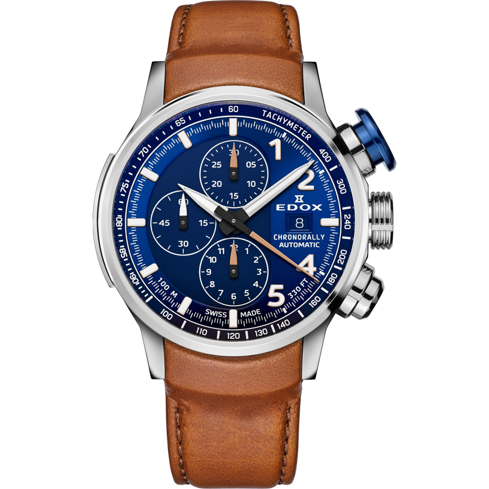 Edox Chronorally 01129-TBUCBR-BUBR Chronorally Automatic Zegarek