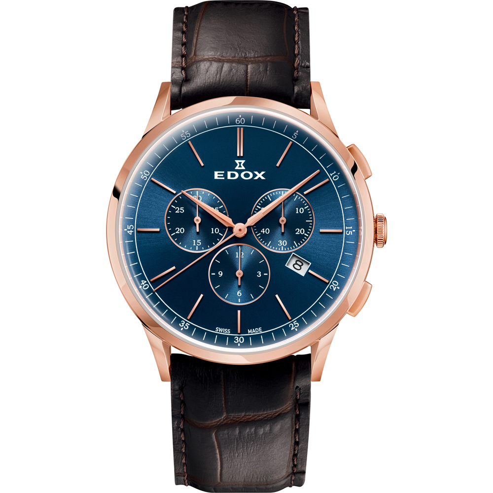 Edox 10236-37RC-BUIR Les Vauberts Zegarek