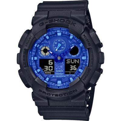 G-Shock Classic Style GA-100BP-1AER Ana-Digi - Blue Paisley Zegarek