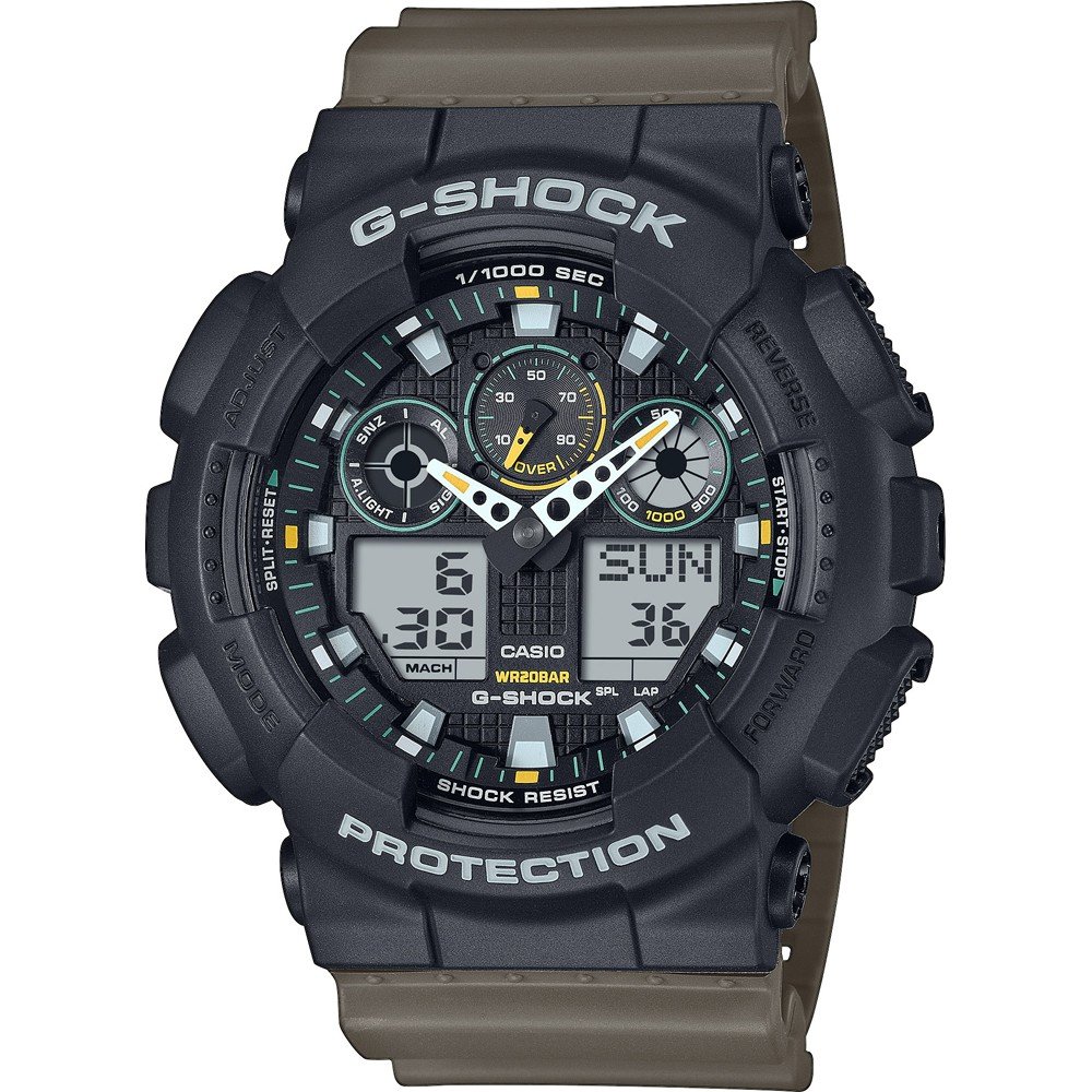 G-Shock Classic Style GA-100TU-1A3ER Two Tone Utility Colours Zegarek