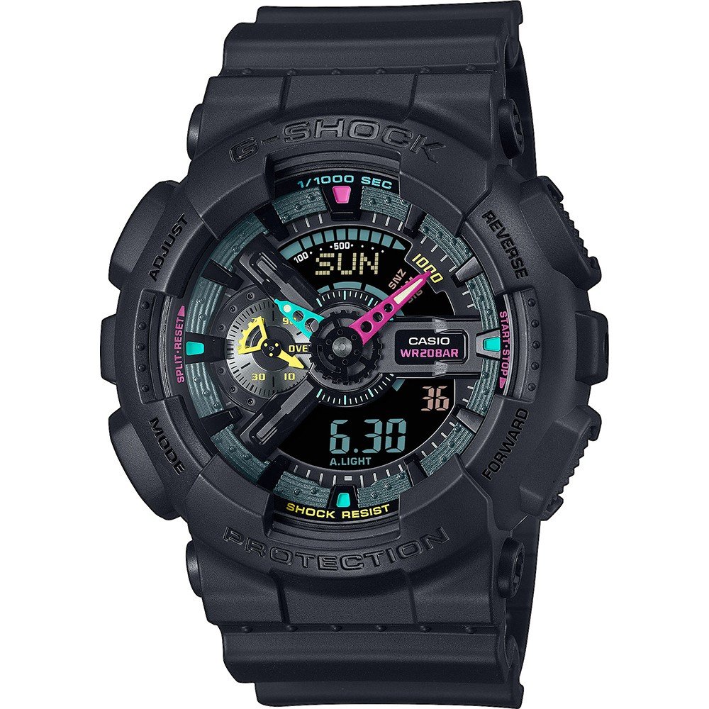 G-Shock Classic Style GA-110MF-1AER Multi Fluorescent Accents Zegarek