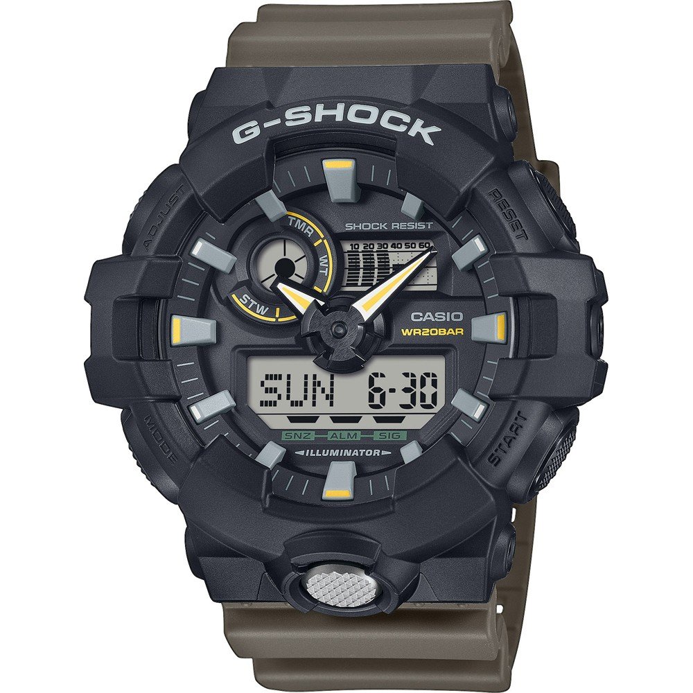 G-Shock Classic Style GA-710TU-1A3ER Two Tone Utility Colours Zegarek