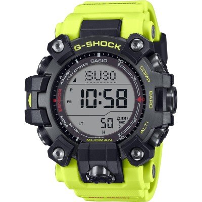 G-Shock Master of G - Mudmaster GW-9500MRY-1A9ER Mudman - Masters in Yellow Zegarek