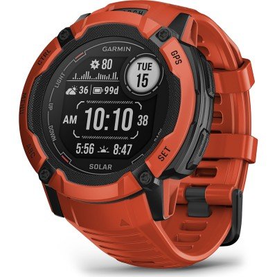 Garmin Instinct 010-02805-01 Instinct 2X Solar - Flame Red Zegarek