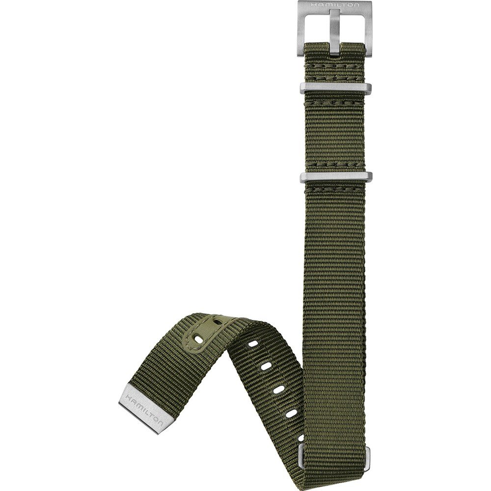 Hamilton Straps H690.000.132 Khaki Navy Scuba Pasek