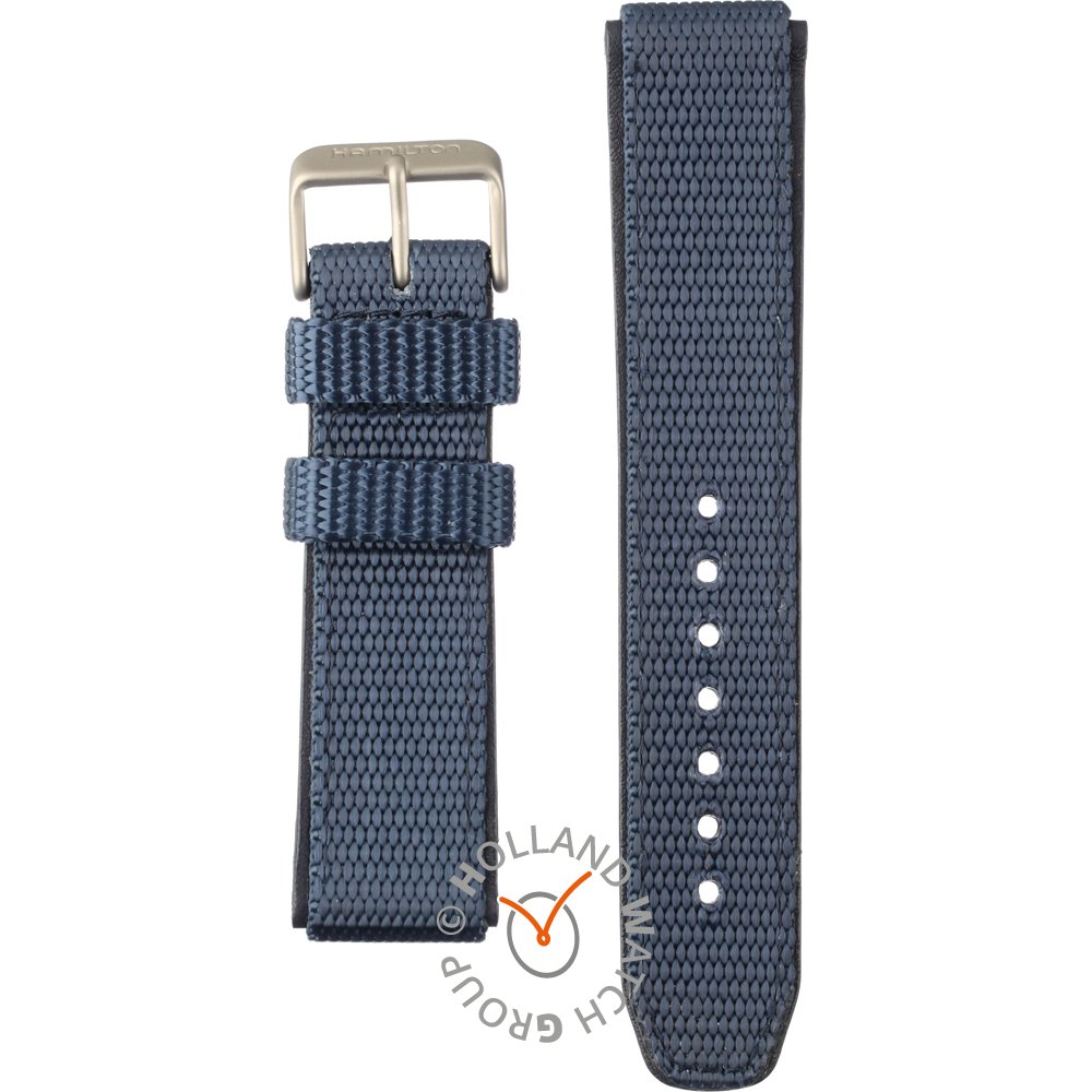 Hamilton Straps H693.685.102 Khaki Field Pasek