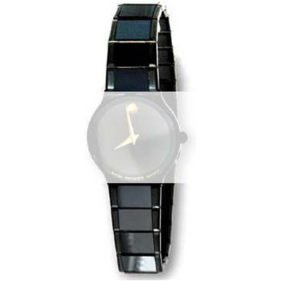 Movado Straps 569001182 Black Sapphire Pasek