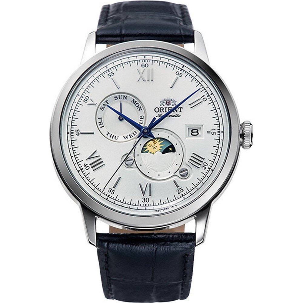 Orient Bambino RA-AK0802S10B Bambino Sun & Moon Zegarek