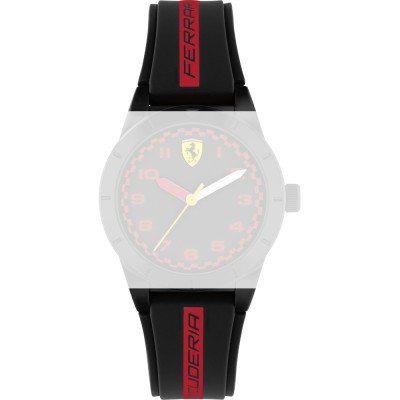 Scuderia Ferrari 689300629 Red Rev Pasek