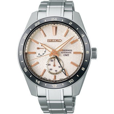 Seiko SPB273J1 Presage Sharp Edged GMT Zegarek