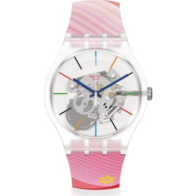 Swatch Specials SO29Z105 2022 Olympic Collection - Red rivers and mountains Zegarek