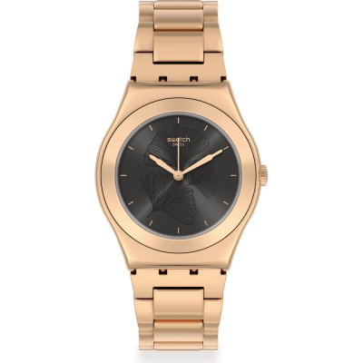 Swatch Irony Medium YLG150G Golden Lady Zegarek