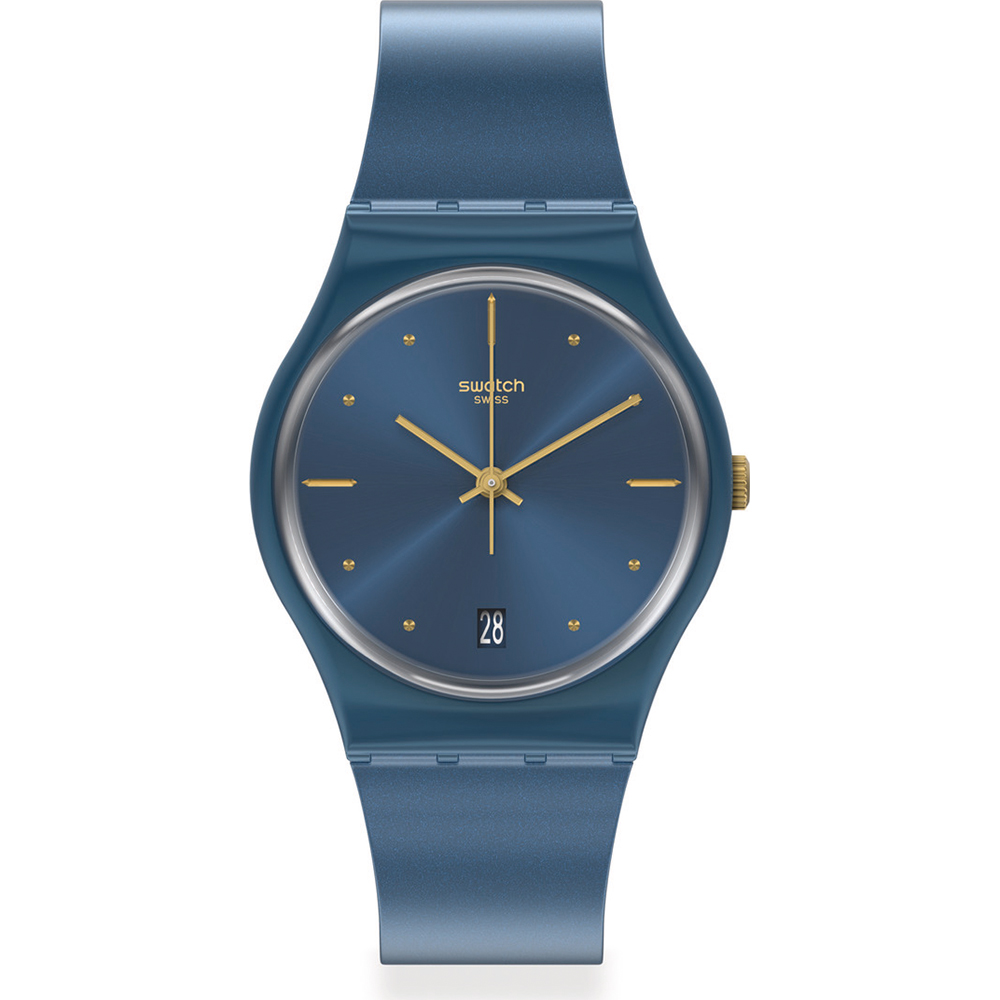 Swatch Originals Medium (34mm) GN417 Pearly Blue Zegarek