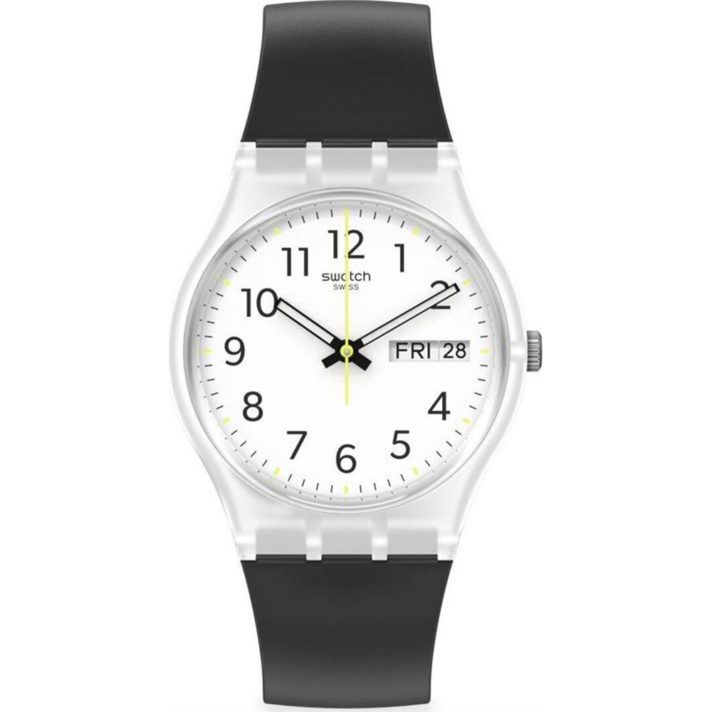 Swatch Originals Medium (34mm) SO28K701 Rinse Repeat Black Zegarek