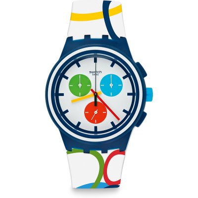 Swatch New Chrono Plastic SUSN100 Rio All Around Zegarek