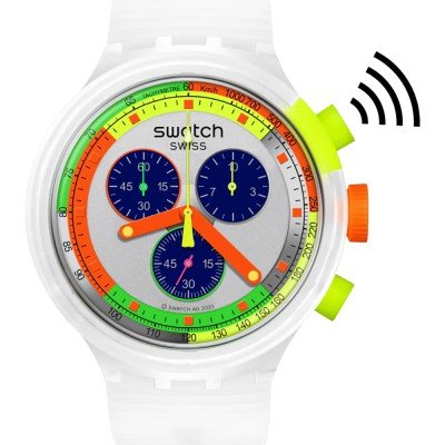 Swatch Big Bold SB02K101-5300 Neon Jelly Pay! Zegarek