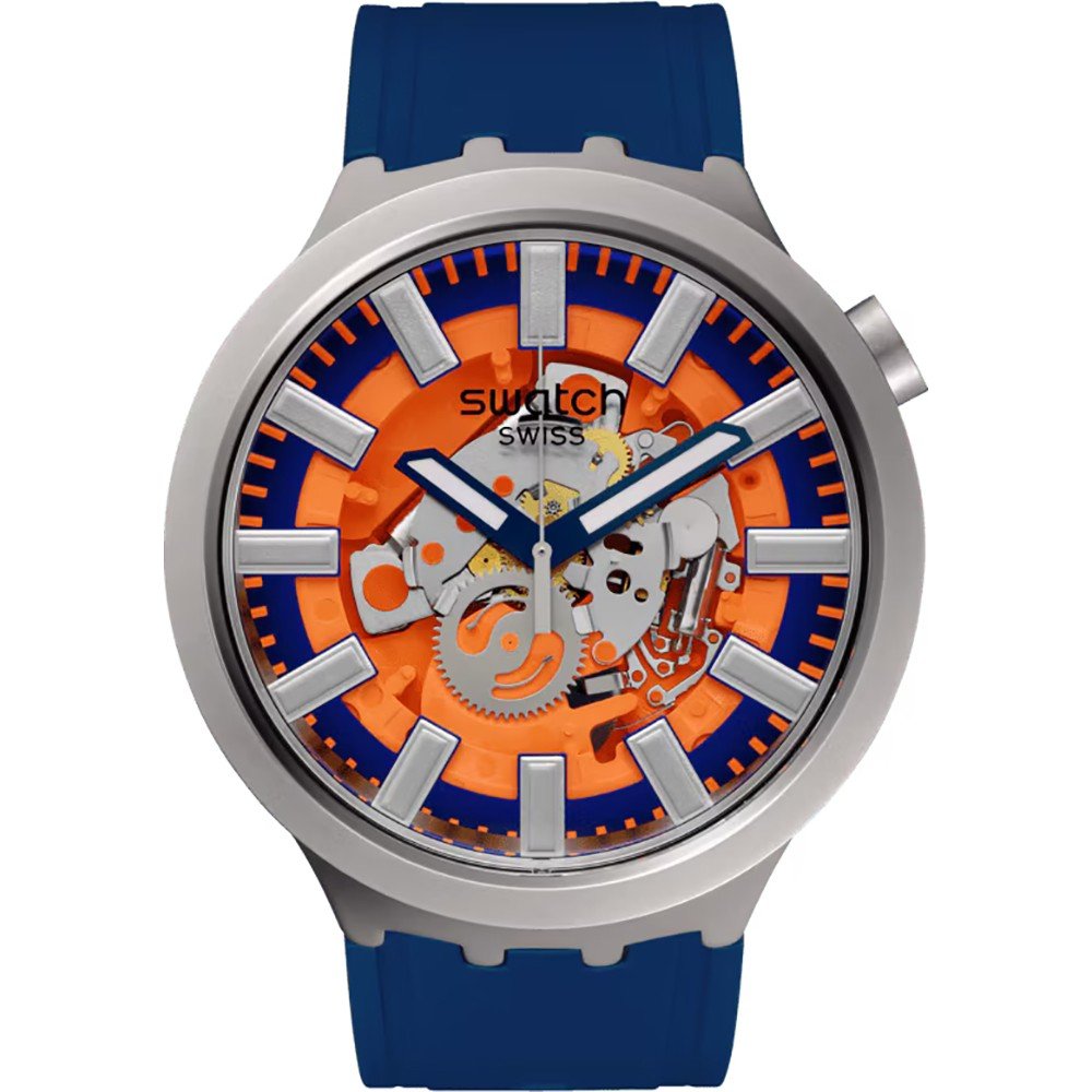 Swatch Big Bold Irony SB07S114 Orange In The Works Zegarek