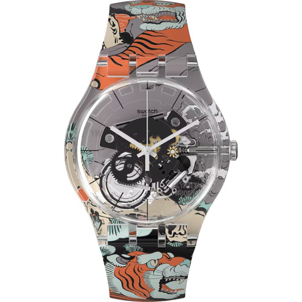 Swatch Originals Large (41mm) SUOK144-065 SXY - Tiger Zegarek