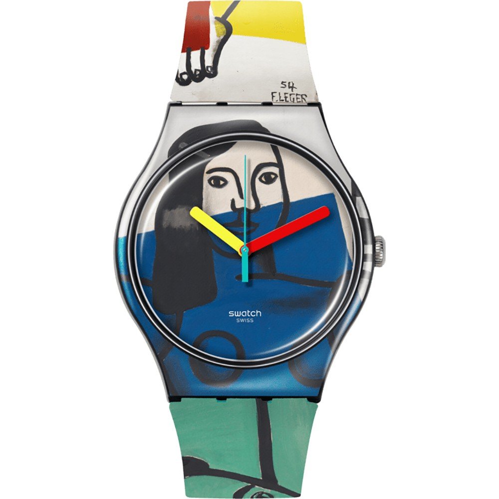 Swatch Originals Large (41mm) SUOZ363 Leger's Two Women Holding Flowers Zegarek