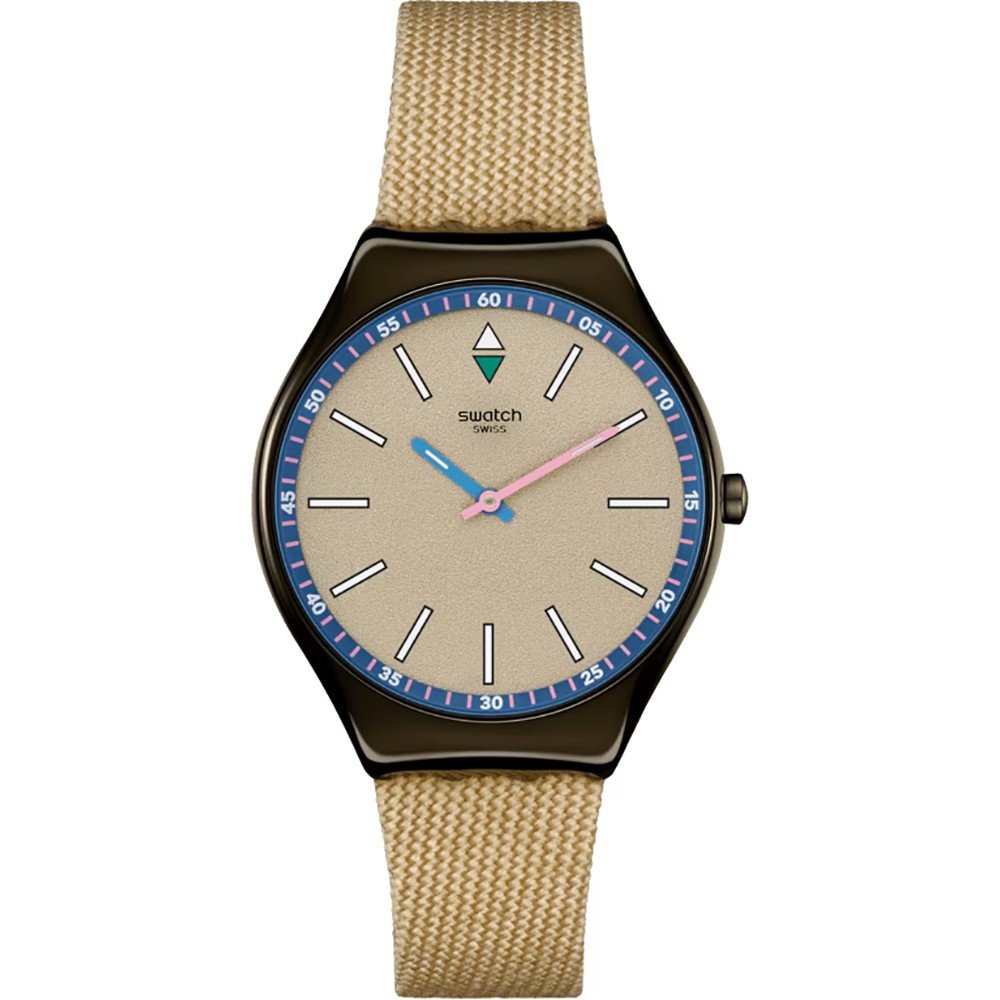 Swatch Skin Irony SYXM100 Sunbaked Sandstone Zegarek