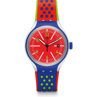 Swatch XLite YES4016 Vermelho Zegarek