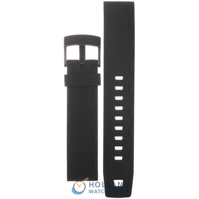 Timex Strap  T49795-T2N729 Black Rubber Strap AT49795